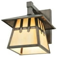 thumbnail image 4 of Meyda Tiffany 112391 8" W Stillwater Double Cross Mission Straight Arm Wall Sconce - Beige, 4 of 6