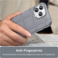 thumbnail image 5 of Slim Phone Case for iPhone 14 Pro (Not fit iPhone 14),Rugged Shield Case with Military Grade Shockproof Protection,Drop-Tested and Camera Lens Protection Cover for iPhone 14 Pro, HD Gray, 5 of 16