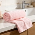 thumbnail image 6 of Bath Hand Towels, 13"x28" - Cotton | Light Weight | Soft | Absorbent, Hand Towels for Bathroom | Showering | Guest Use, Bathroom Essentials & Home Decor, Pink, 6 of 7