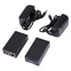 thumbnail image 1 of Cable Adaptador de video LHCER extensor de audio Cat5e Negro, 1 of 8
