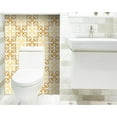 thumbnail image 3 of HomeRoots 399841 5 x 5 in. Golden Yellow Retro Peel & Stick Removable Tiles, 3 of 9