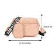 thumbnail image 5 of Bolso bandolera para mujer Bolso bandolera de cuero PU Bolso simple con juego de embrague a juego, 5 of 5
