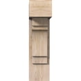 thumbnail image 2 of Ekena Millwork 7 1/2"W x 20"D x 28"H Merced Block Smooth Bracket w/ Offset Brace, Douglas Fir, 2 of 25