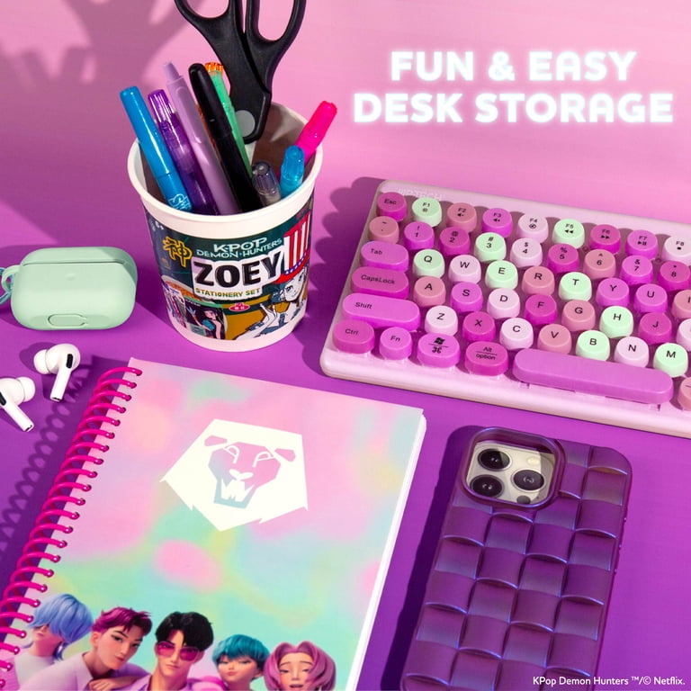 KPOP ZOEY 文房具セット Netflix KPop Demon Hunters Zoey Stationery Set Gift Kit - Walmart.com