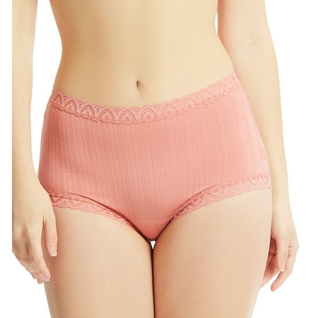 

Hanky Panky MicroStripe High Rise Boyshort (621282) XL Antique Rose