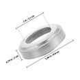 thumbnail image 2 of Raindrops 4Pcs Stainless Steel Pool Ladder Spare Parts Steps Covers for Inground Pool Handrails, 2 of 8