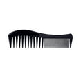 thumbnail image 1 of New Flat Edge Arc Design Wide Tooth Detangler Comb Dry Wet Use for Smooth Hair Gliding Durable, 1 of 3
