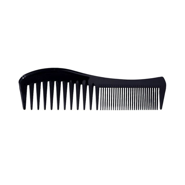 New Flat Edge Arc Design Wide Tooth Detangler Comb Dry & Wet Use for Smooth Hair Gliding Durable Plastic Hairbrush for Everyday Care