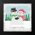 thumbnail image 2 of Carpentieri, Natalie 15x15 Black Modern Framed Museum Art Print Titled - Snow Hug, 2 of 5