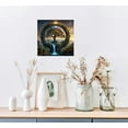 thumbnail image 5 of Magical Tree of Life Canvas Print - Abstract Painting Wall Art - Decorative Art Classic Contemporary Style - Kitchen, Bathroom, Living Room, Bedroom Decoration - Painted Art on Canvas Framed, 5 of 5
