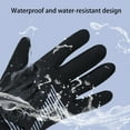 thumbnail image 3 of Wosthever Guantes deportivos de invierno Pantalla táctil a prueba de viento al aire libre Ciclismo Correr Guantes térmicos Accesorios de Ropa Deportiva, Zapatos Negro L, 3 of 6