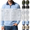 thumbnail image 4 of Awdenio Men Clothing Quarter Pullover Sweaters Casual Stand Collar Sweatshirt Long Sleeve, Business Dress, 4 of 9