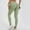 Mint Green, variant on lulshou Women's Yoga Pants Solid Color Pocket Hip Lift Fitness High Waist Elastic Exercise Yoga Pants Long Pants for Workout, Yoga, Running