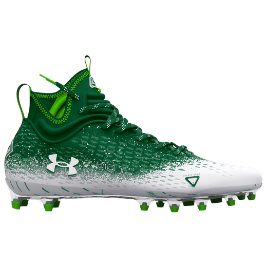 Black and white under armour football cleats hotsell