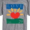 thumbnail image 3 of USPS - Love 29 - Men's Short Sleeve Graphic T-Shirt, 3 of 5