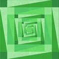 thumbnail image 1 of Ahgly Company Machine Washable Indoor Square Transitional Neon Green Area Rugs, 4' Square, 1 of 7