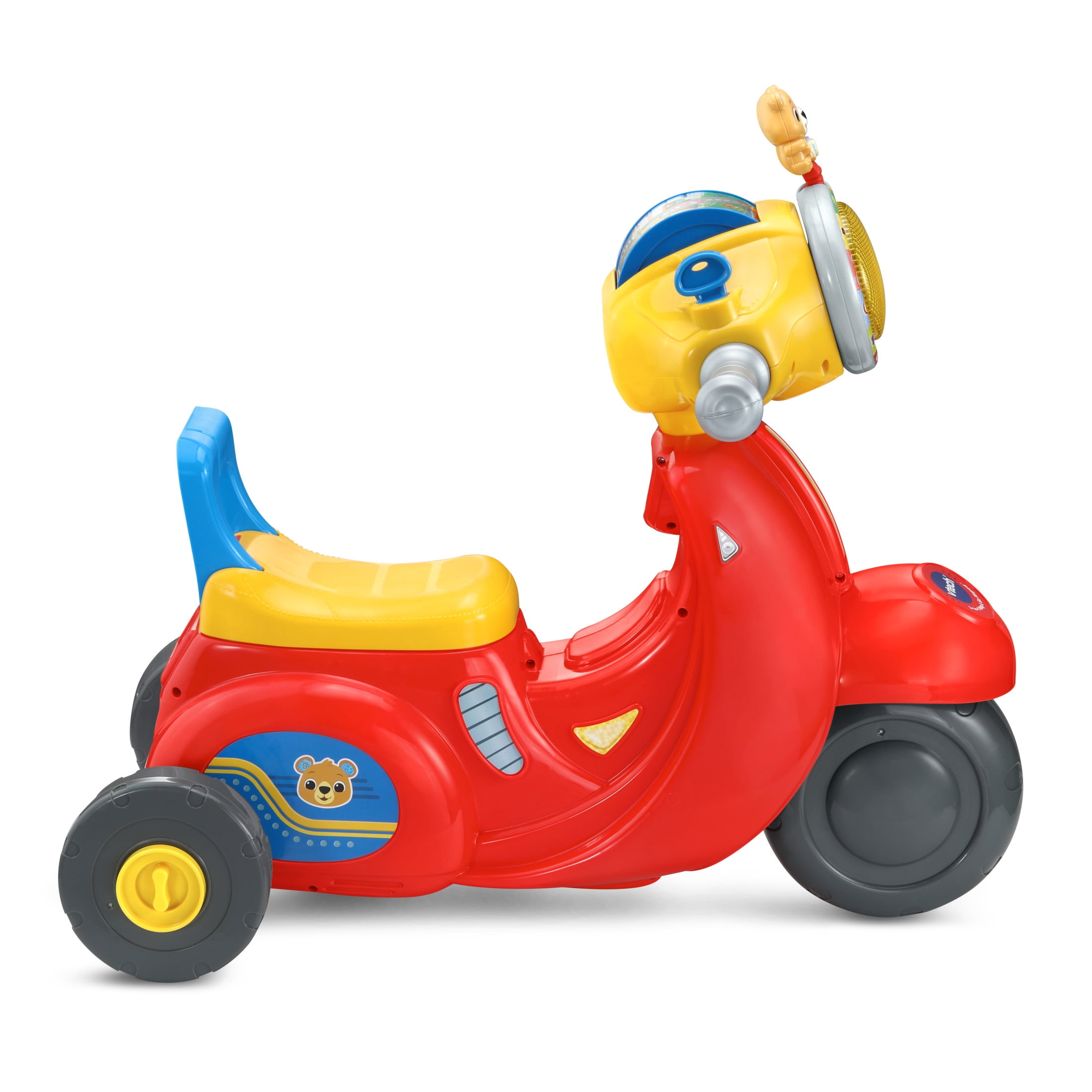 VTech 2-in-1 Map & Go Scooter, Battery Powered Ride-On, Baby and Toddler Toys