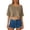 Khaki, variant on AKOEE Crop Tops for Women Loose Casual Off Shoulder Wide Boatneck Short Sleeve Summer Cute Tee Shirts (L, Blue)