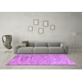 thumbnail image 3 of Ahgly Company Indoor Rectangle Abstract Purple Modern Area Rugs, 5' x 7', 3 of 4
