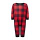thumbnail image 2 of Pijamas navideños familiares a juego: camisa de manga larga con estampado de árbol de Navidad y pantalón a cuadros elástico para estar en casa., 2 of 9
