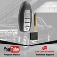 thumbnail image 3 of Remote Key Fob 5btn Smart for Nissan Altima Versa Sentra (KR5TXN4), 3 of 5
