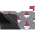 thumbnail image 6 of GZHJMY Christmas Cute Gnomes Grey Magnetic Mailbox Cover Standard Size Mailbox Wraps MailWraps Post Letter Box Cover Garden Yard 21 x 18 in Home Decor, 6 of 7