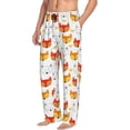 thumbnail image 6 of Sikiie Cute Fox with Heart Pajama Pants Men, PJ Bottoms, Sleep & Lounge Pants-Large, 6 of 6