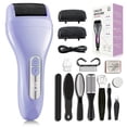 thumbnail image 3 of DHARMONAL USB Rechargeable Foot Remover 10 Piece Set For Smooth And Soft Feet Dead Skin And Corns Foot File Kit Dry Heel Eliminator for Feet Pedicure Scrub Baby Soft Feet Jelly Pedicure My Cart Items, 3 of 5