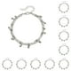 thumbnail image 3 of Sonducket Bracelets Stylish Aesthetic Jewelry Silver Valentines Decorations Alloy Style Day Water Women's Simple Drop Gifts Anklets Type1 NO1, 3 of 6