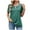 Green, variant on Besolor Womens Summer Tunic Tops Trendy Keyhole V Neck Short Sleeve Shirts Pleated Casual Going out Blouse Tees