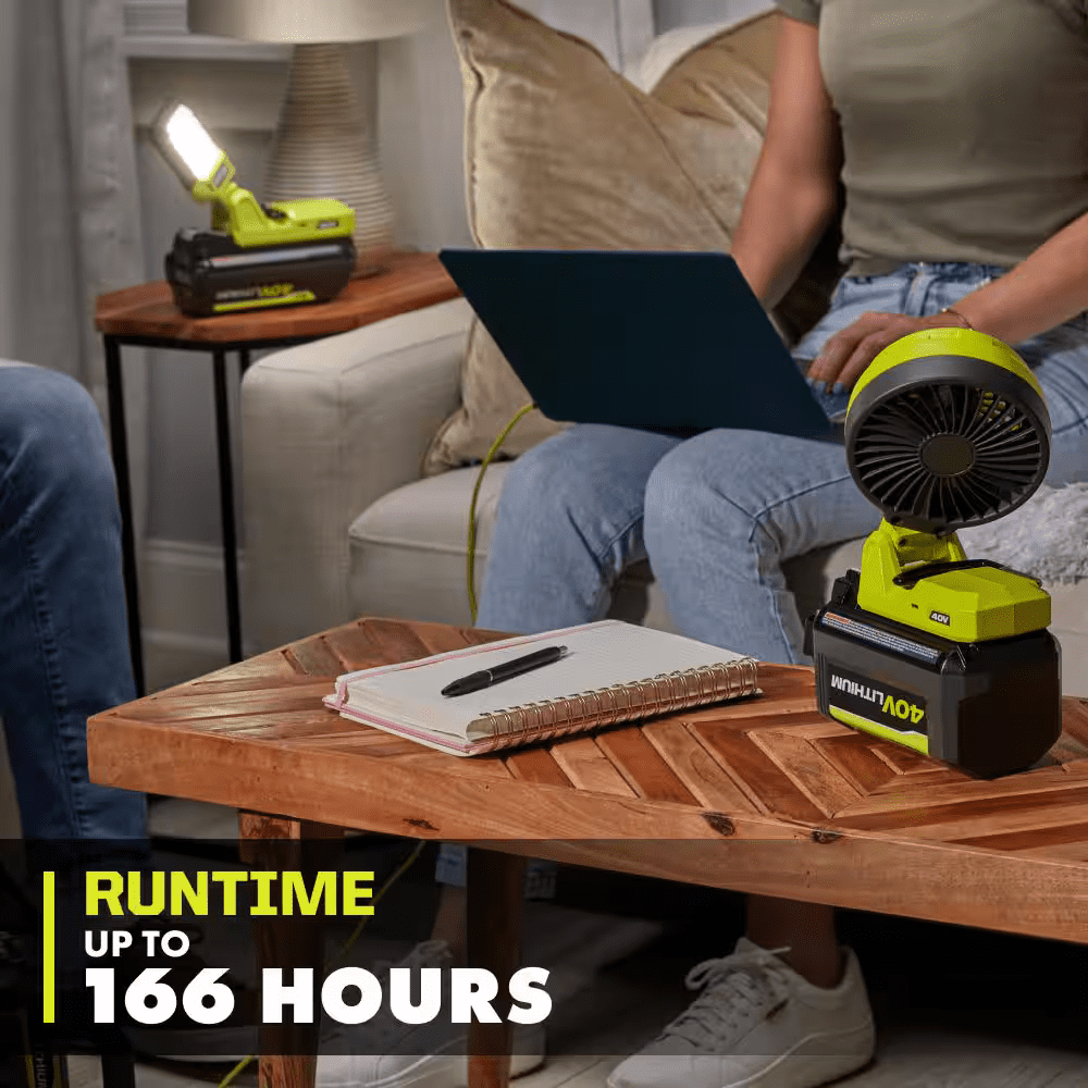 Ryobi 40V Cordless Battery Topper Fan (Tool Only)