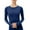 Navy, variant on TYGHBN Women's Sports Shirt Long Sleeve Running Shirt Thermal Autumn Winter Pullover Tops Training Fitness Long Sleeve Shirts with Thumb Holes for Sports Running Fitness Thermal Thermal Underwear for