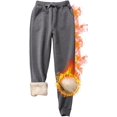 thumbnail image 1 of Womens Jogging Pants Thermal Lined Sweatpants, 1 of 5