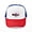 Red/Blue/White, variant on - Bigfoot - Trucker Hat - Polyester Foam Front and Nylon Mesh Weave Back