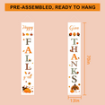 thumbnail image 3 of DAZONGE Thanksgiving Decorations, Happy Fall Y'all & Give Thanks Porch Banner Sign, Fall Autumn Thanksgiving Party Yard Front Door Hanging Decor, 3 of 7
