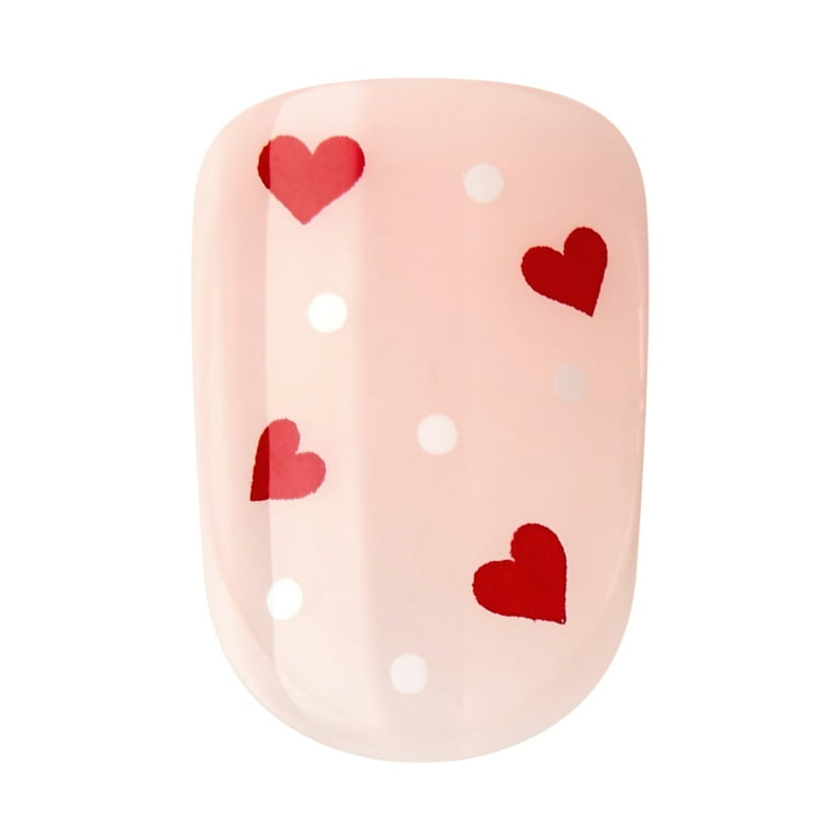 imPRESS Valentine Press-On Nails, No Glue Needed, 33 Ct - Walmart.com