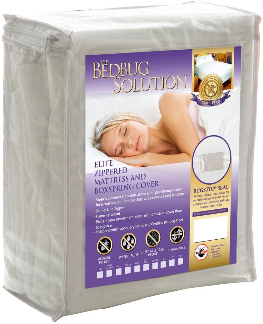 the bedbug solution zippered mattress cover