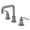 Brushed Nickel, variant on Kingston Brass KS1417KL Whitaker Widespread Bathroom Faucet with Push Pop-Up Drain, Brushed Brass