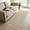 Cream, variant on Brown Farmhouse Kitchen Runner Rug 2'x4', Vintage Country Monochrome Textured Washable Rug with Tassels, Non Slip Woven Cotton Bathroom Rugs Hallway Carpet for Foyer Bedroom Entry Back Door Decor