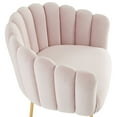 thumbnail image 5 of Modway Sanna Channel Tufted Performance Velvet Armchair in Pink, 5 of 8