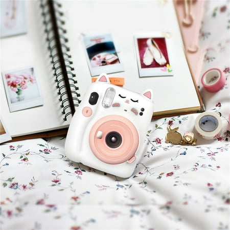Image of Polaroid Camera Protective Case Cat Pet Cute Pet Silicone Case Camera Shell Soft Cute Q Bullet Protective Cover