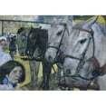 thumbnail image 2 of George Hendrik Breitner 18x14 Gold Ornate Wood Frame and Double Matted Museum Art Print Titled - Trampaards on Dam Square in Amsterdam (1893), 2 of 4