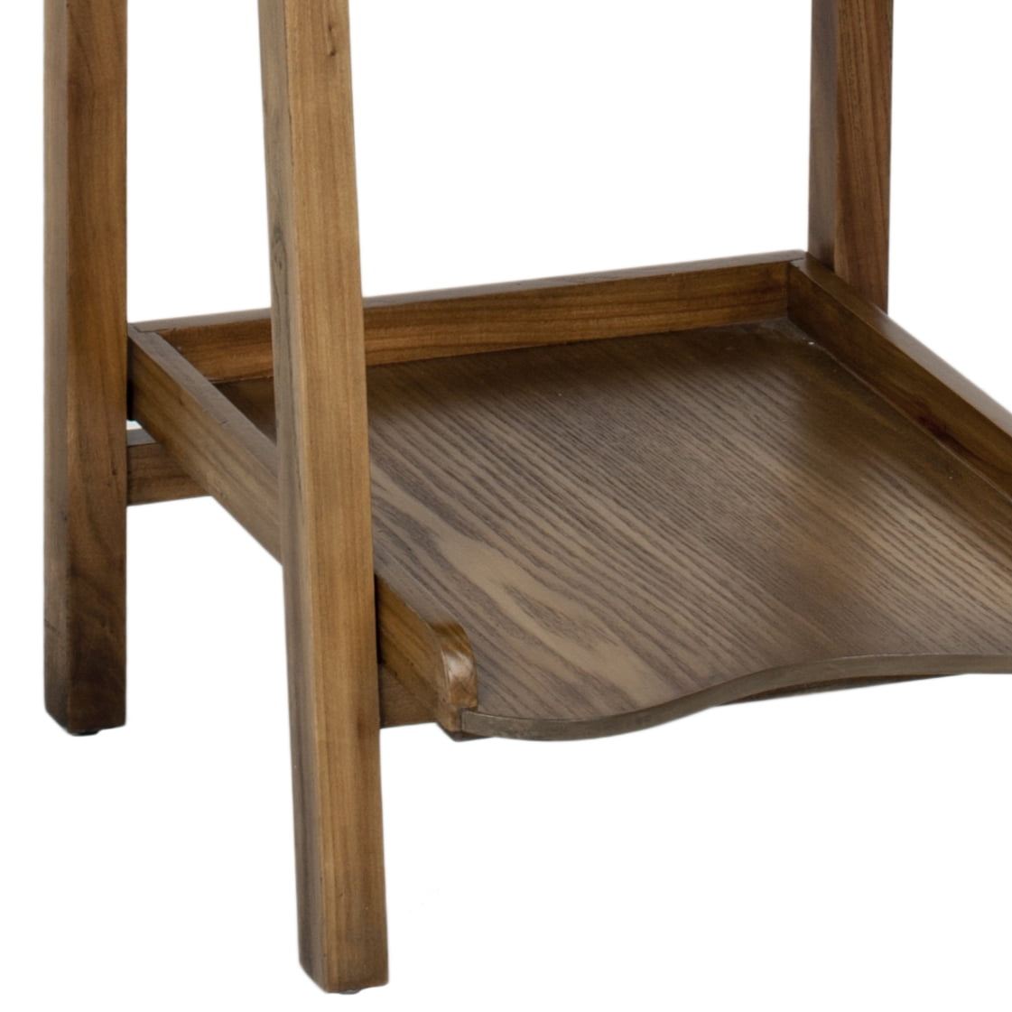SAFAVIEH Asher Nautical Rustic 5 Tier Leaning Etagere, Oak