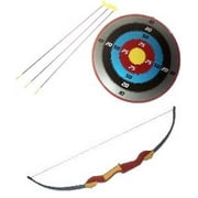 YAMATO USA Toy Bow And Arrow Set With Suction Cup Arrows And Target