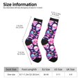 thumbnail image 2 of Rocae Skull mushroom colorful cute for Adult Socks Casual Athletic Stretchy Loose Socks for Women Men Non-Slip Middle Tube Socks, 2 of 6
