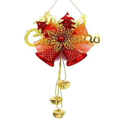 

Ruanlalo Bell Pendant Christmas Bell Pendant Festival Decorative Multi-purpose Reusable Anti-fade Xmas Tree Ornament Gift Christmas Letter Card Jingle Bell Hanging Decors Party Supplies