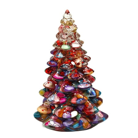 

Christmas Tree Christmas Decorations Home Mini Decorations Christmas Christmas Tabletop Ornaments Ornaments Decorations Resin And Stones Energy Xmas Christmas Decorations Glass Glass Snowflake