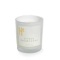 Hillside Candle Citrus Champagne Single Wick Soy Candles, Luxury Scented Candles for Home - Up to 60 Hour Burn Time, Cruelty-Free Soy Wax Blend - Citrus Fragrance, Notes of Berries & Jasmine (9 oz)