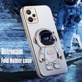 thumbnail image 2 of Vivo Y36 5G Luxury Astronaut Phone Holder Stand Case For Vivo Y35 Y33s Y31 2021 Y30 Y50 Y76 5G Y02 Y02A Y02s Y15A Y15 Phone Case Aesthetic New Design Shockproof Casing Cover, 2 of 10