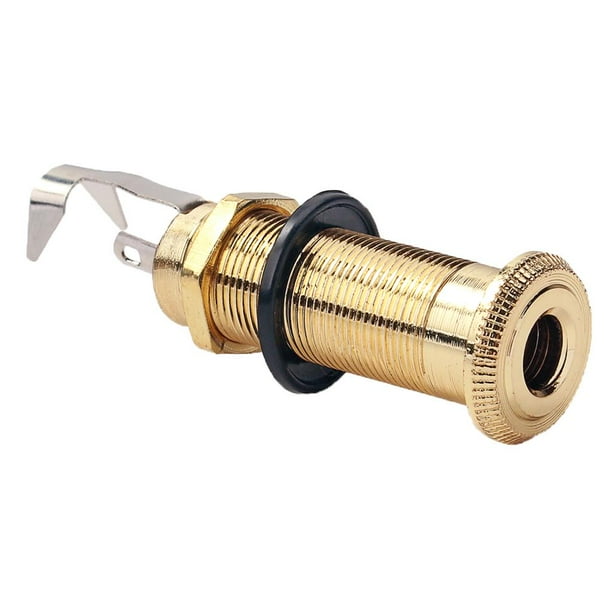 Guitar Output Jack Socket,Cylinder Mono Output Jack Electric Guitar